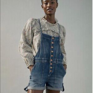 Anthropologie Pilcro Everyday Short Overalls